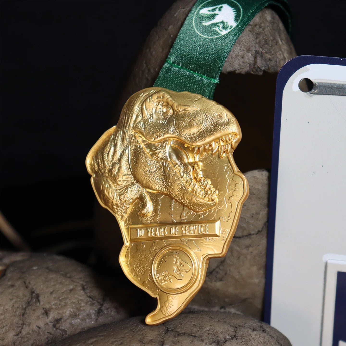 Official Jurassic Park Ranger Service Award