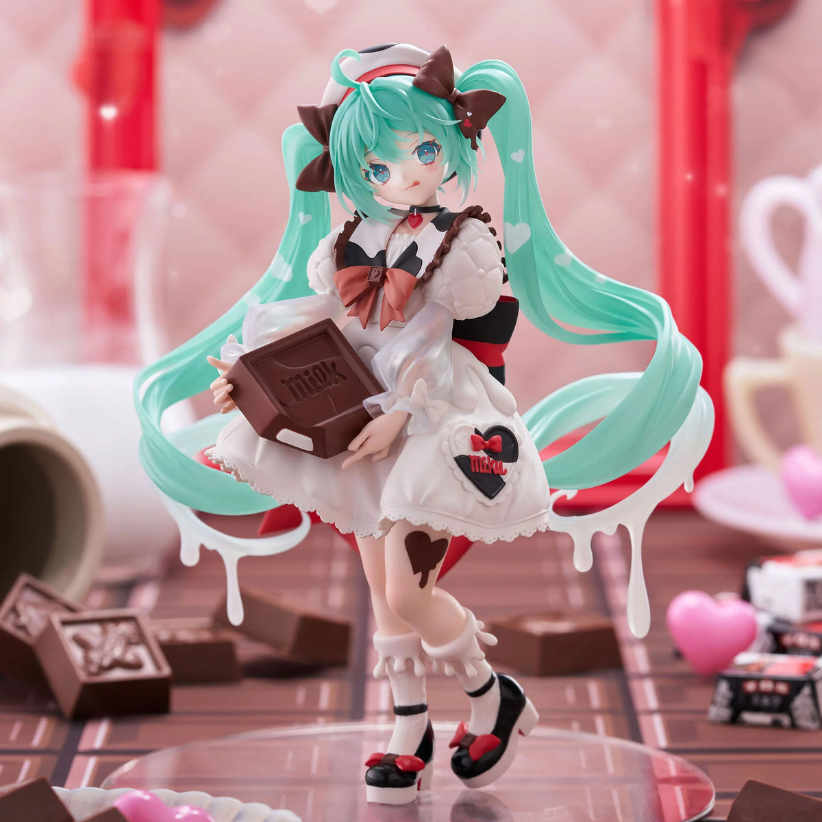 Anime Hatsune Miku - Tirol Choco Trio-Try-iT Milk Ver. Figure (19cm)