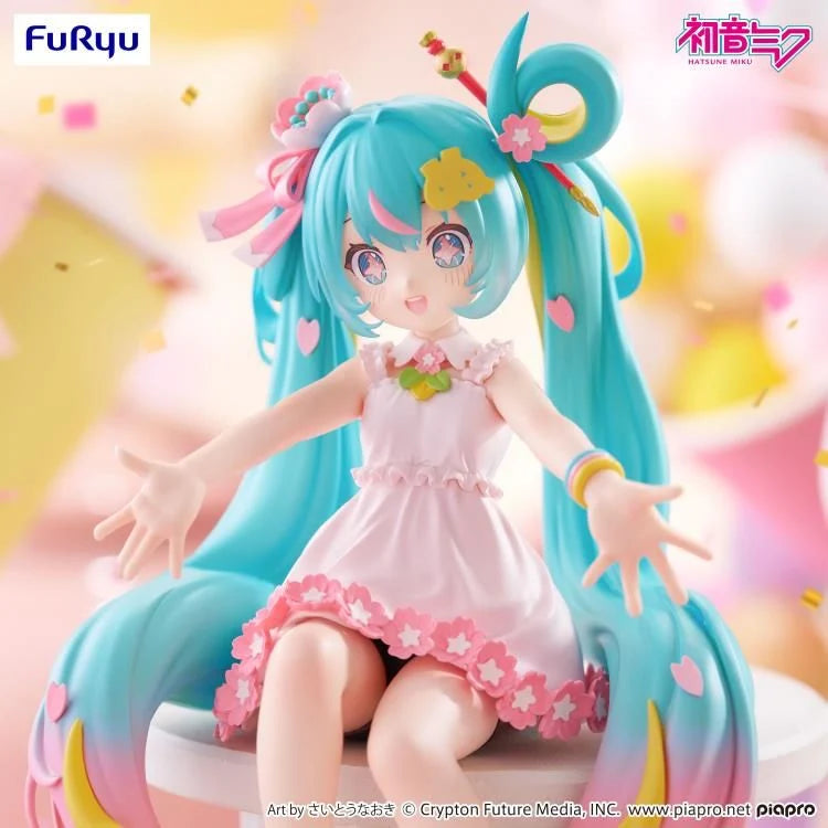 Anime Hatsune Miku - Miku 10th Anniversary Noodle Stopper Figure (14cm)