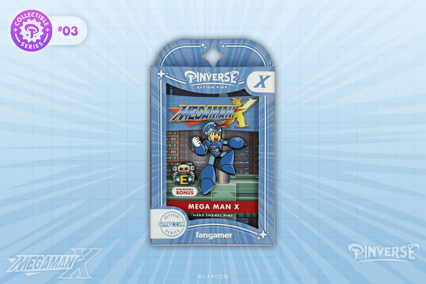 Official Mega Man X Pin Pack