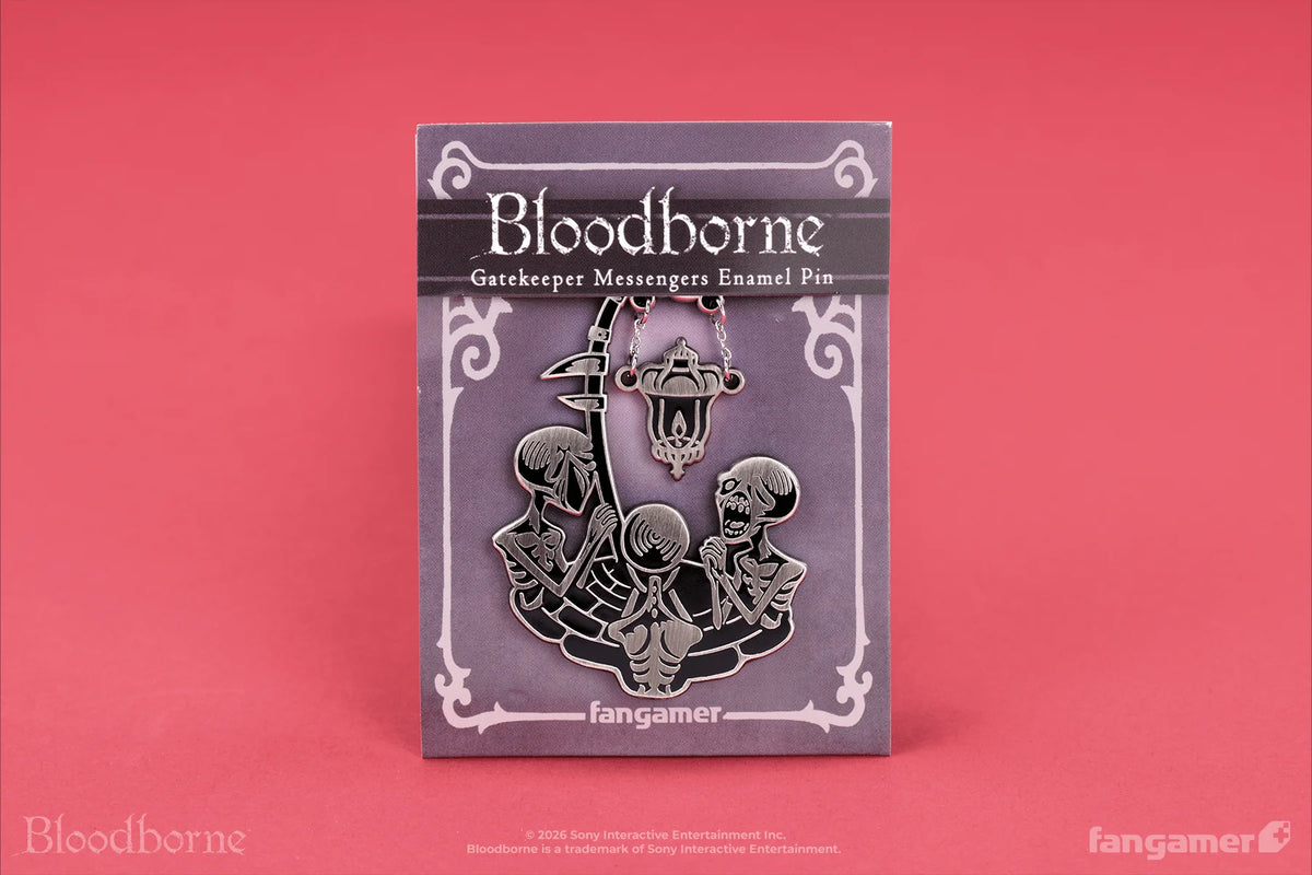 Official Bloodborne The Lamp and Messenger Enamel Pin