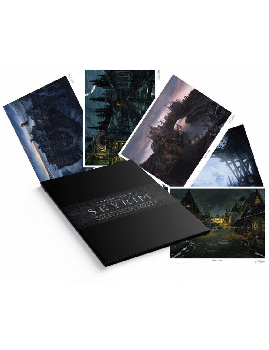 Official Elder Scrolls Skyrim Lithograph Set