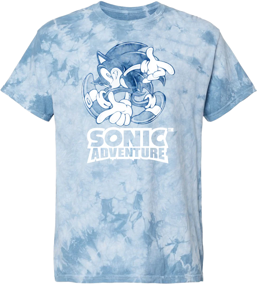 Official Sonic Adventure Tie Dye Shirt (Limited Run)