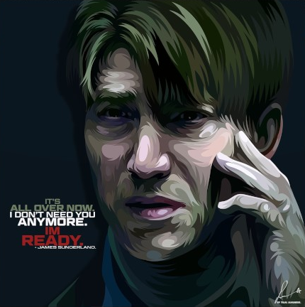 Silent Hill - James Sunderland Frameless Art Painting (30*30 cm)