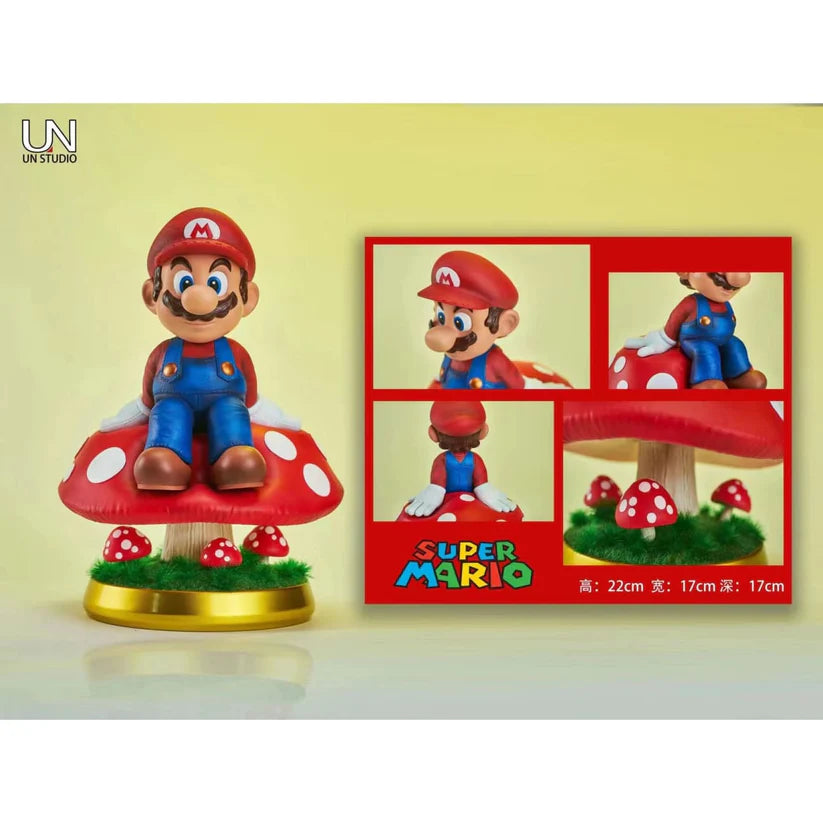 UN Studio Super Mario On Mushroom Figure (22cm)