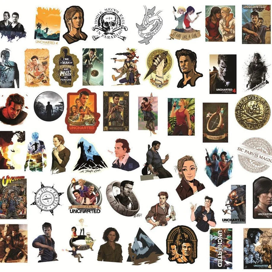 Uncharted Stickers (50pcs)