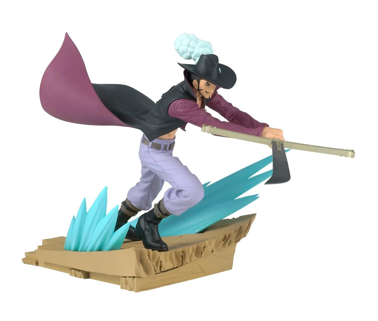 Banpresto Anime One Piece Money Dracule Mihawk Senkozekkei Figure (12cm)