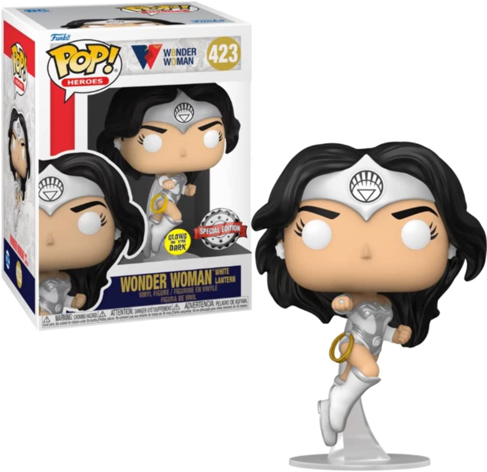 Funko Pop DC Comics Wonder Woman White Lantern (Spesial Edition) (Glows In The Dark)