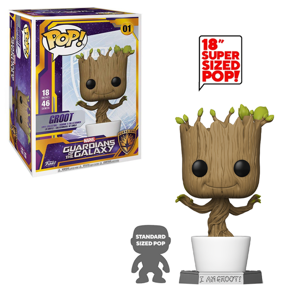 Funko Pop Marvel: Guardians of The Galaxy Groot (18 inch) – Q8complex