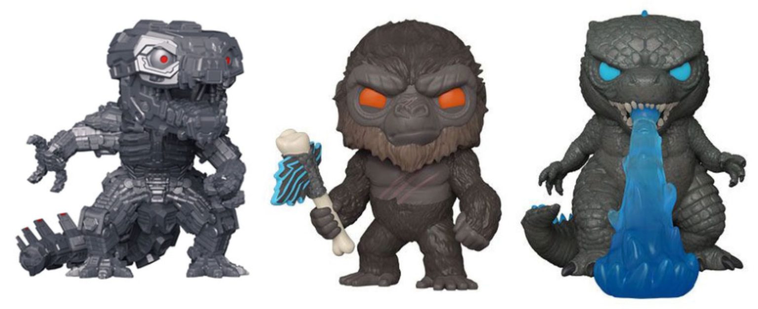 Funko Pop Godzilla/Mechagodzilla/Kong 3pack (Spacial Edition)