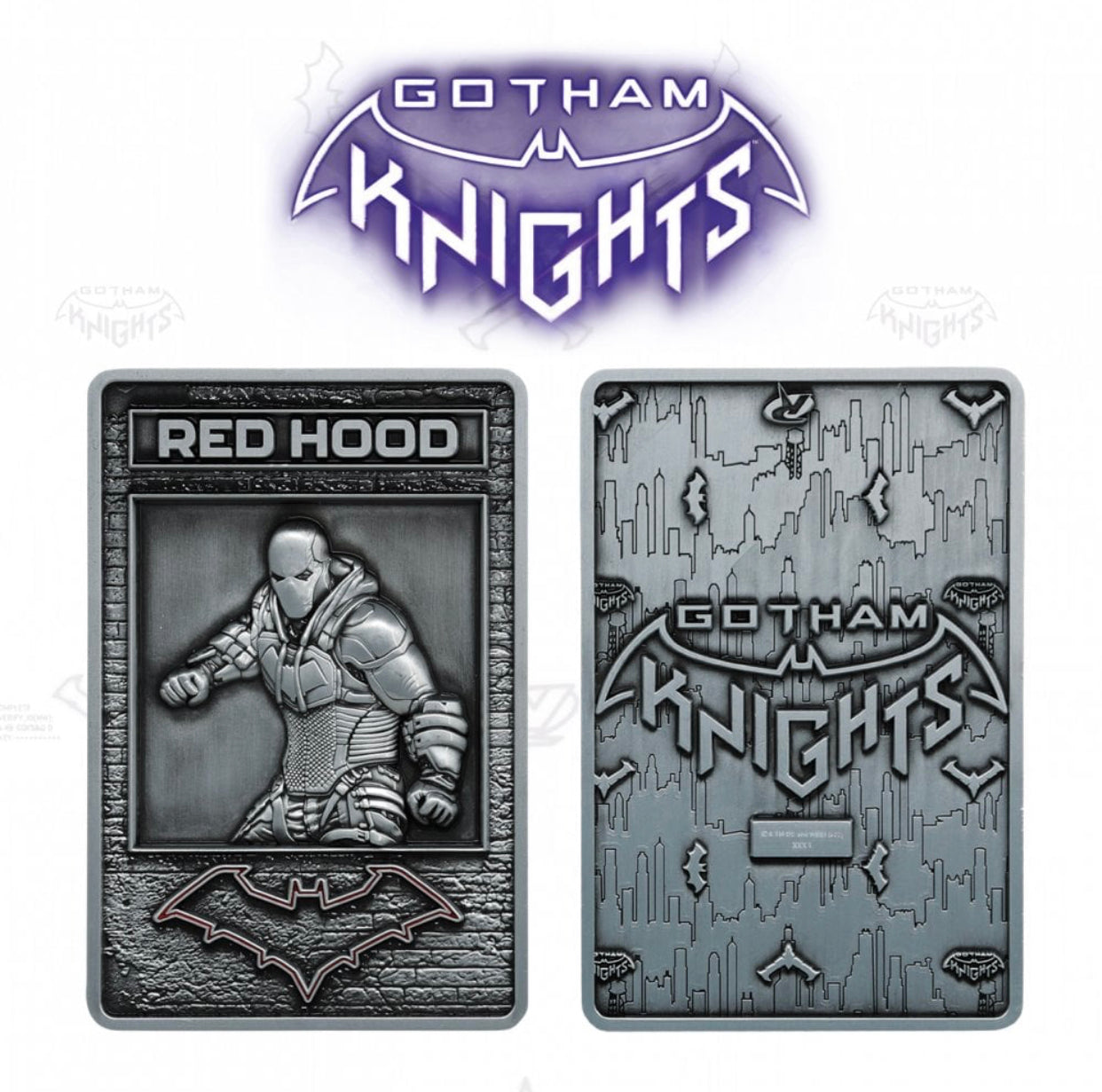 DC Comics Gotham Knights Red Hood Limited Edition Metal Card (10cm)