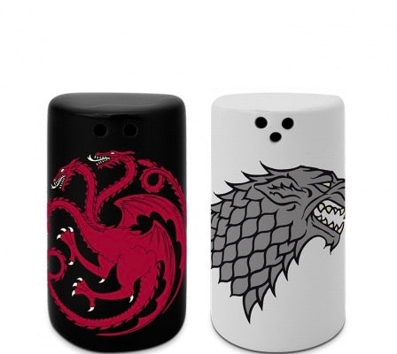 Official Game Of Thrones Salt & Pepper Shakers