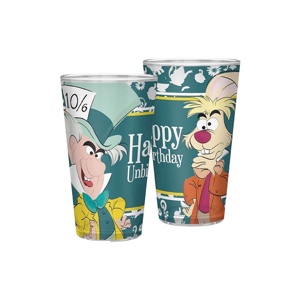 Disney Alice In The Wonderland Large Glass (400ml)