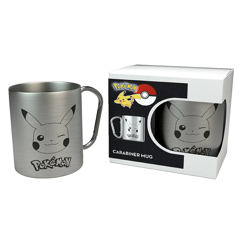 Official Anime Pokemon Pikachu Carabiner Mug (235ml)