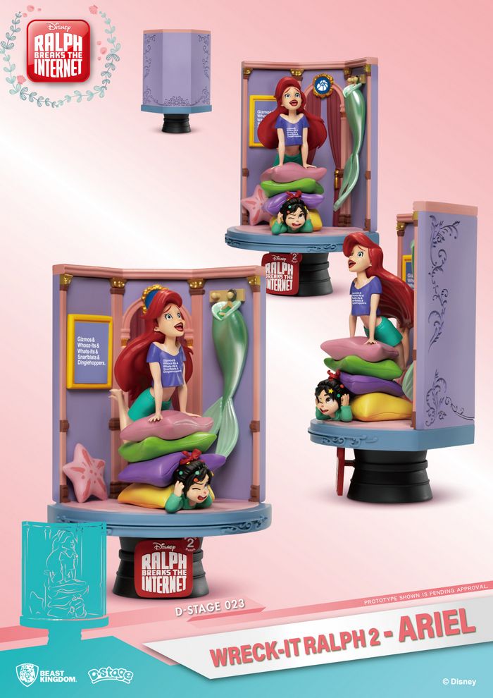 Disney Little Mermaid Ariel D.Stage Figure (16cm)