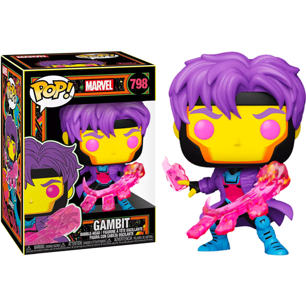 Funko Pop Marvel Black Light Gambit (Special Edition)