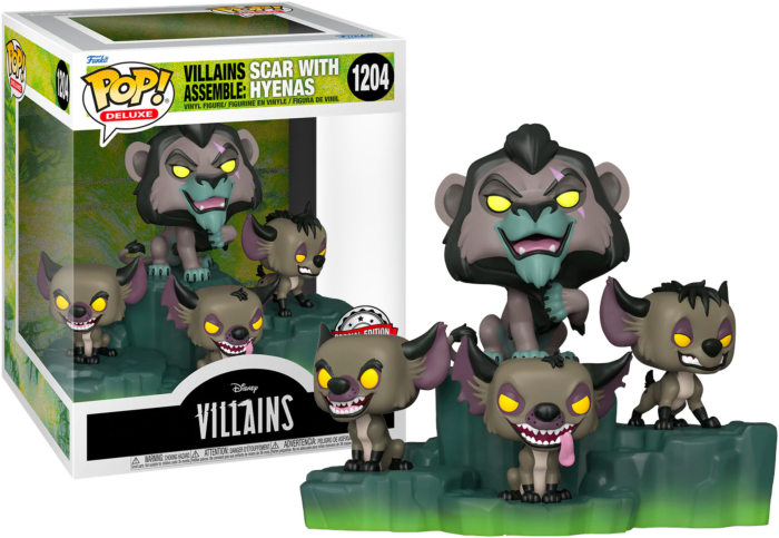 Funko Pop Disney Lion King Villains Scar With Hyenas (Special Edition)