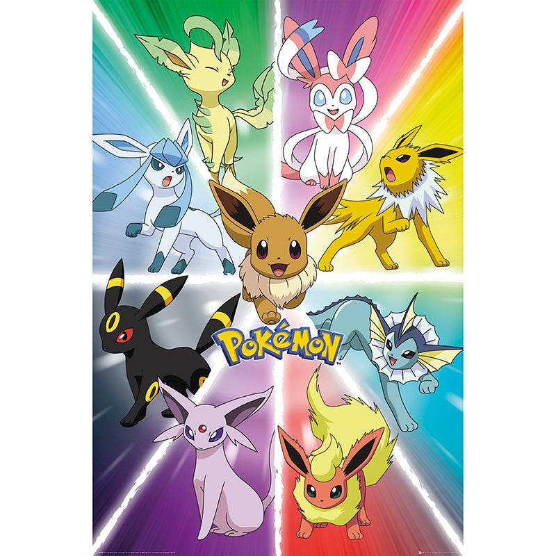 Official Anime Pokemon Poster (91.5x61cm) (Not Framed)