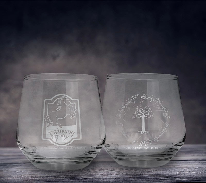 Official Lord Of The Rings 2pcs Glass Set (300ml)