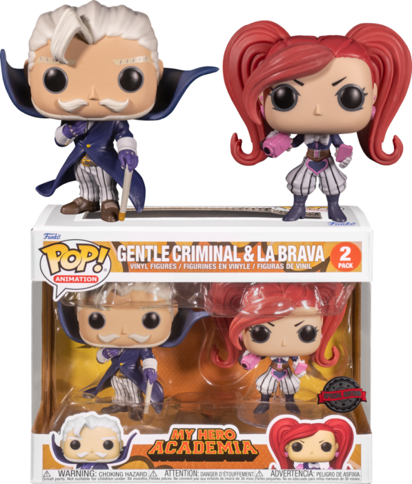 Funko Pop Anime My Hero Academia Gentle Criminal and La Brava