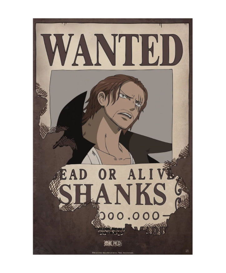 Official Anime One Piece Poster Shanks (52 x 38cm)