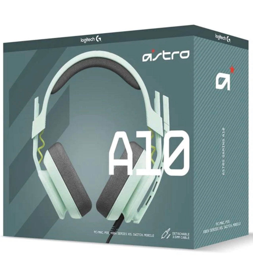 ASTRO A10 PC Sea Glass Mint Gaming Headset