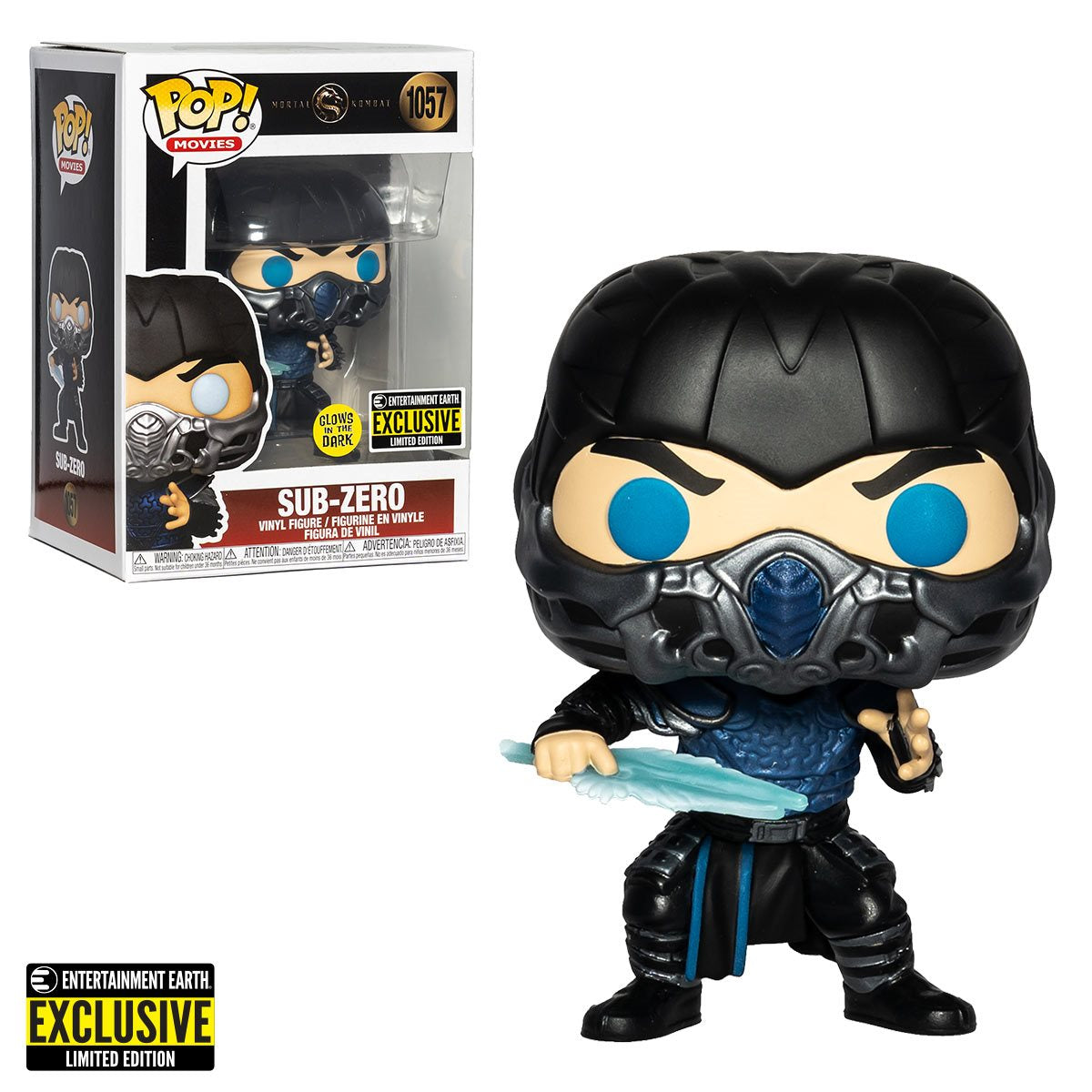 Funko Pop Mortal Kombat Sub Zero (Exclusive & Glows In The Dark)