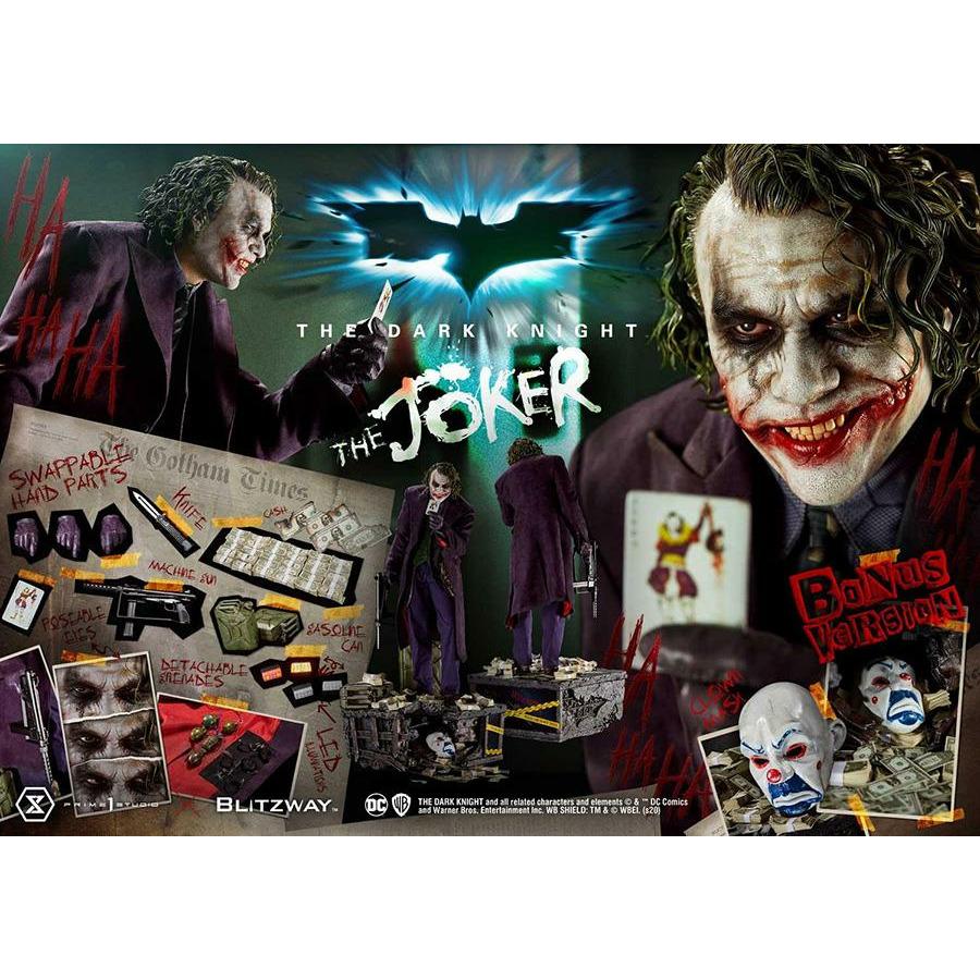 The Joker Dark Knight Prime 1 & Blitzway Statue 1/3 Scale (Limited To 1276/2000 Pieces)