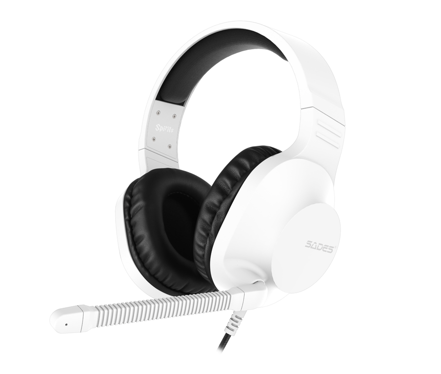Sades Spirits Gaming Headset White