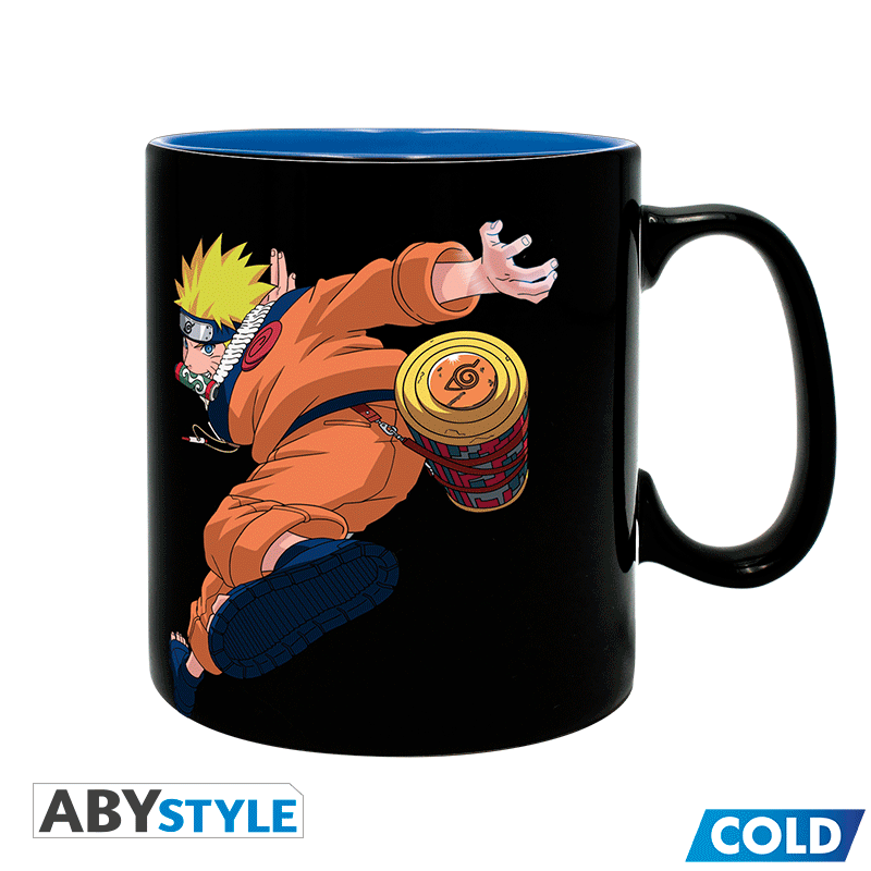 Official Anime Naruto Shippuden Naruto and Sasuke Heat Magic Mug (460ml)
