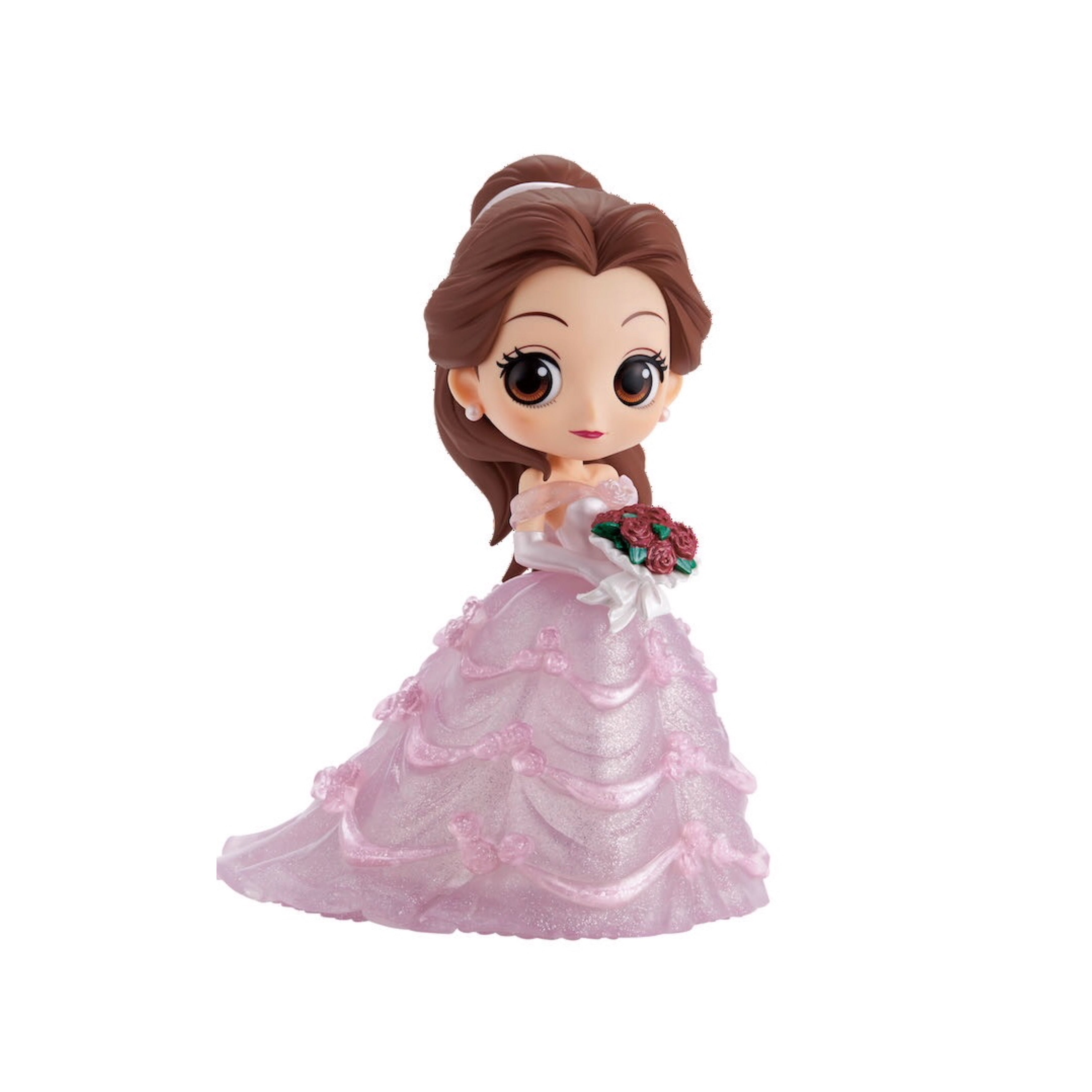 Disney Beauty & The Beast Belle Style Glitter Q.Posket Figure (14cm)