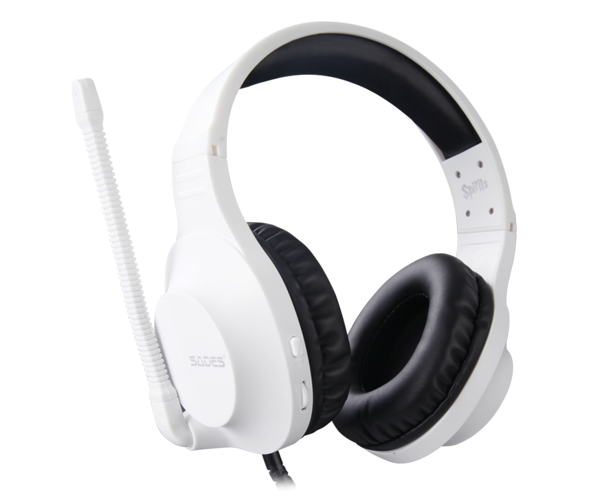 Sades Spirits Gaming Headset White