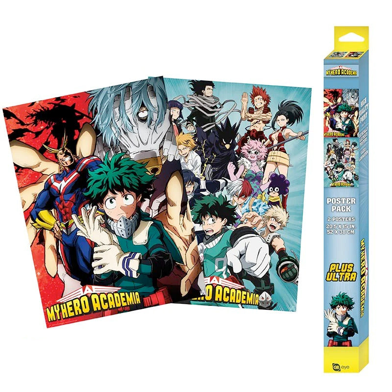 Official Anime My Hero Academia Poster 2pcs (52 x 38cm)