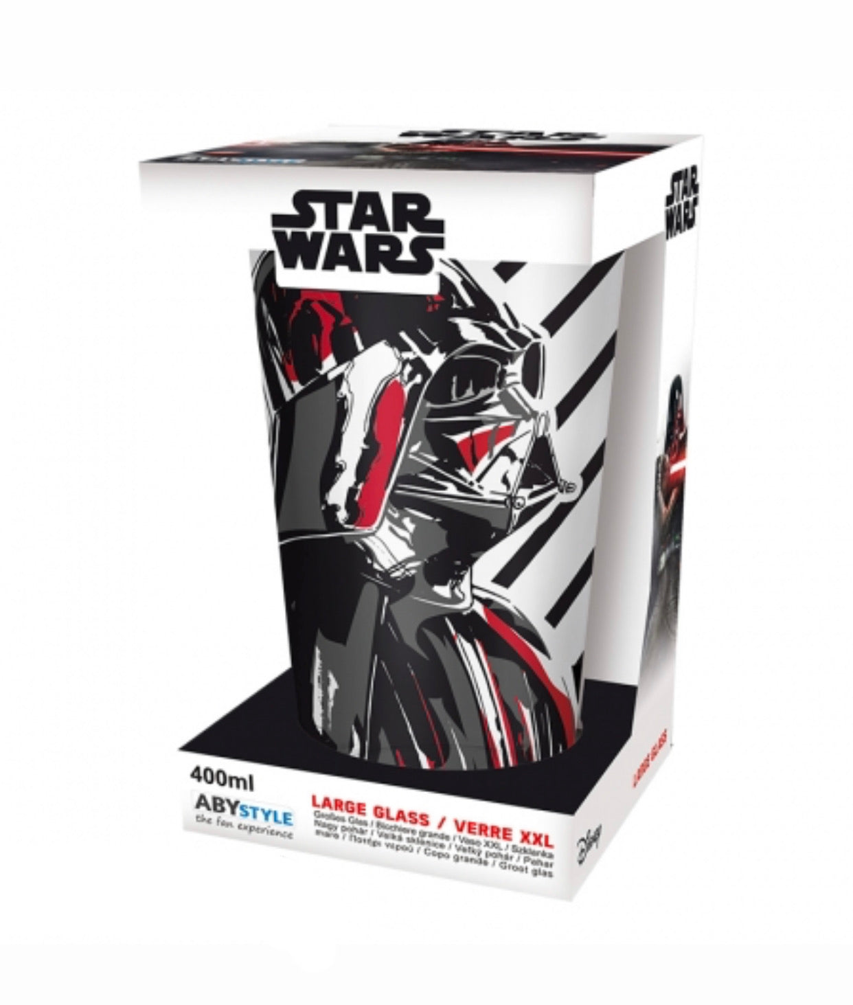Official Star Wars Vader Large Glass (400ml)