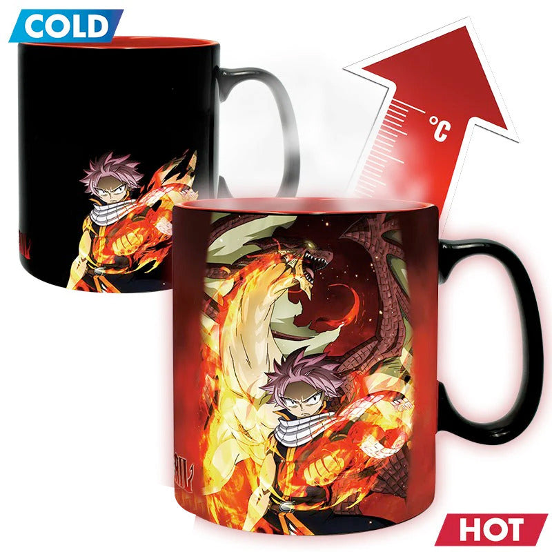 Official Anime Fairy Tail Natsu & Lucy Heat Magic Mug (460ml)