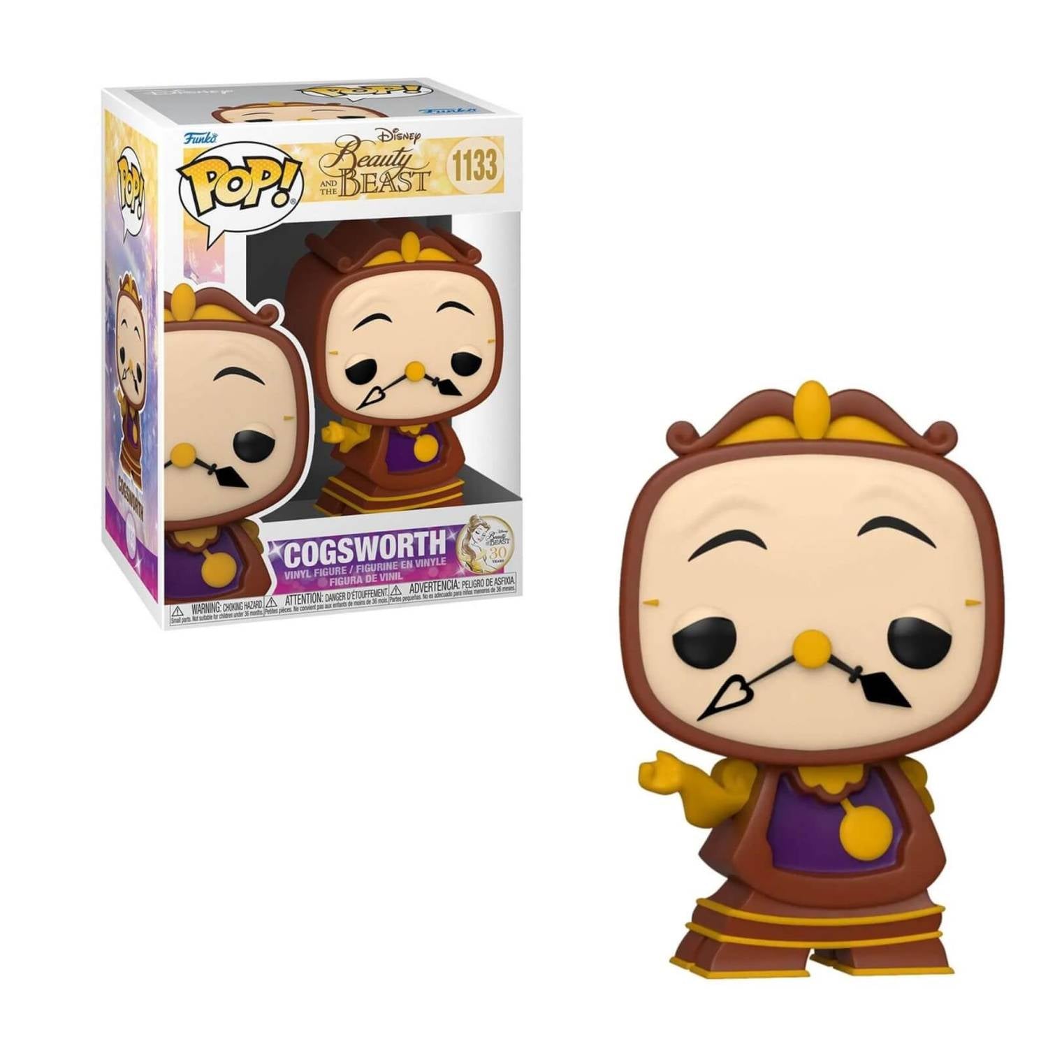 Funko Pop Disney Beauty & The Beast cogsworth