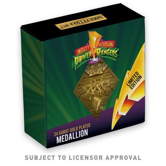 Power Rangers: 24k Gold Plated Limited Edition Medallion