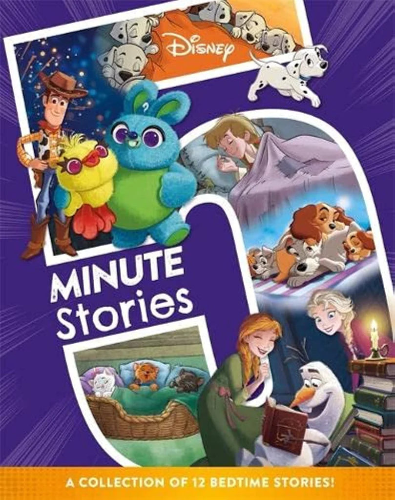 Disney 5 Minute Stories Book (187 pages)