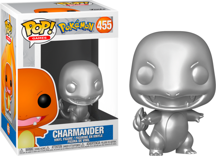 Funko Pop Pokemon Charmander Silver