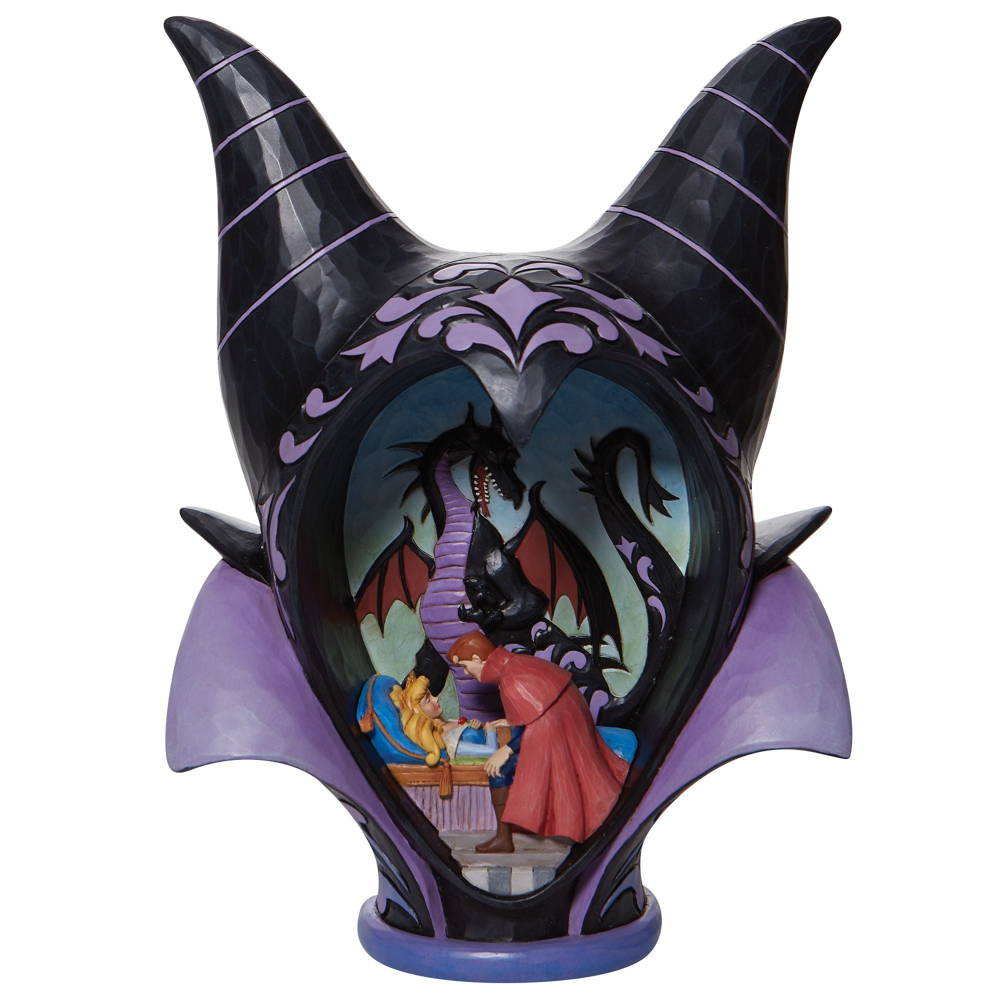 Enesco Disney True Love's Kiss - Maleficent Diorama Headdress Figure (27cm)