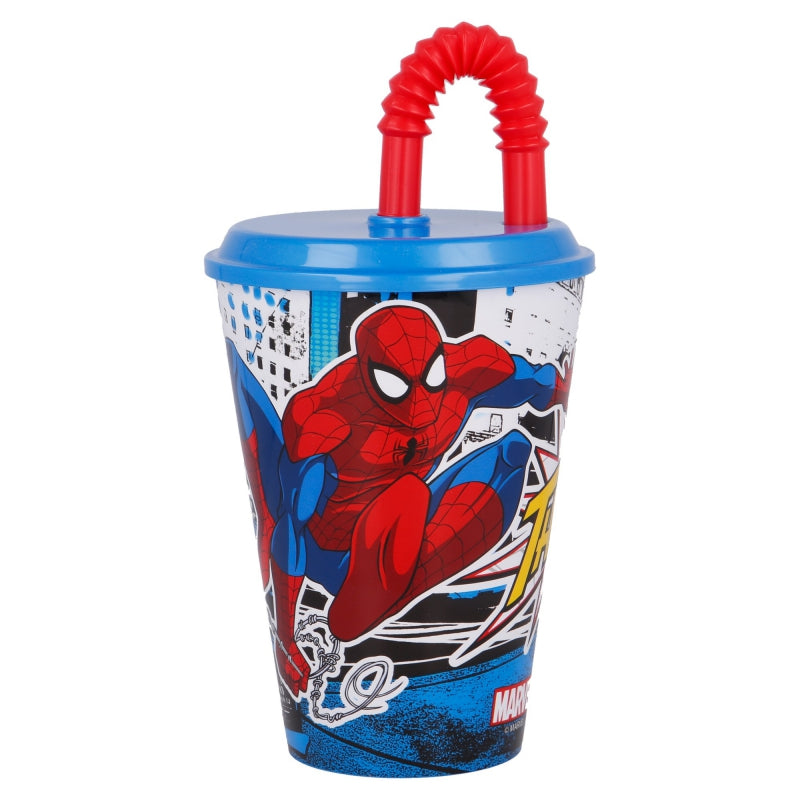 Official Marvel Spiderman Plastic Vaso Cana (430ml) (K&B)