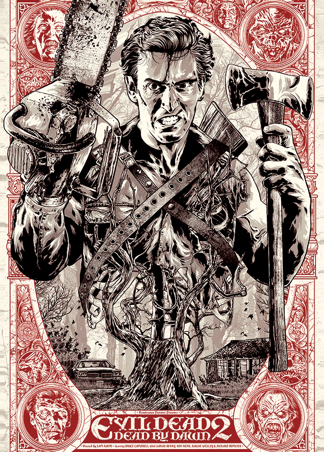 [JSM] Evil Dead 2 3D Poster (size: 70*50) + Frame