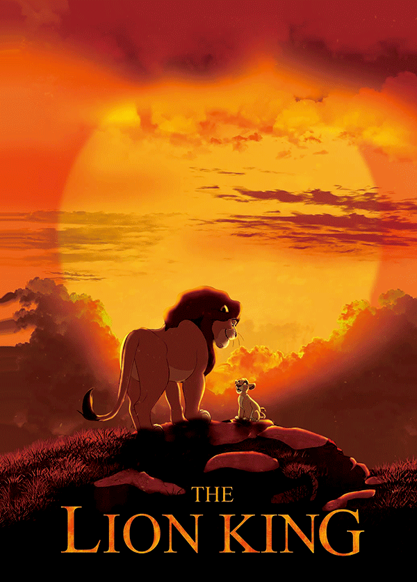 [JSM] Disney The Lion King 3D Poster (size: 70*50) + Frame