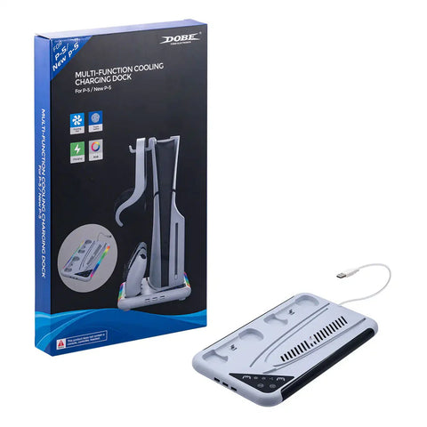 [IBR] Dobe Multifunctional Cooling Stand with Controller Charging Station for PS5/PS5 Slim Console