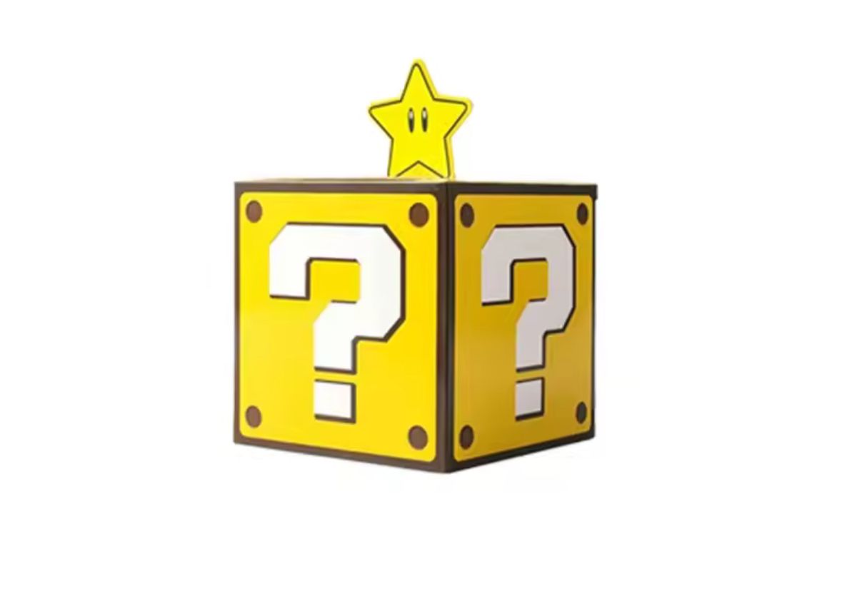 Super Mario Question Box Gift Wraping Box (Size:10x10cm)