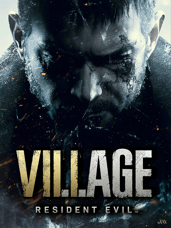 [JSM] Resident Evil Village 3D Poster (size: 40*30) + Frame