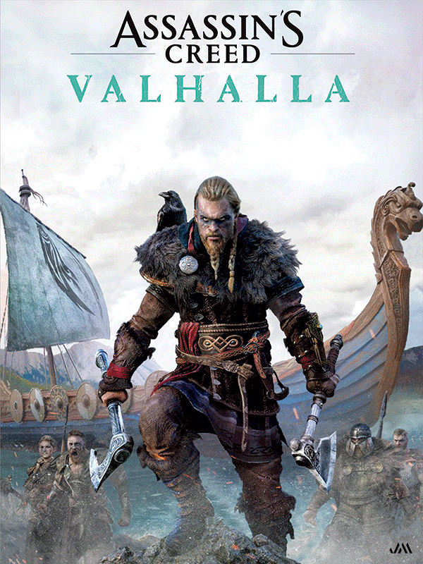[JSM] Assassin's Cread Valhalla 3D Poster (size: 40*30) + Frame