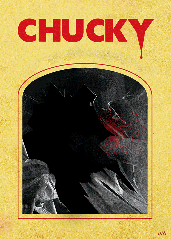 [JSM] Chuckey 3D Poster (size: 70*50) + Frame