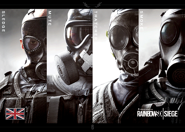 [JSM] Rainbow Six Siege 3D Poster (size: 70*50) + Frame