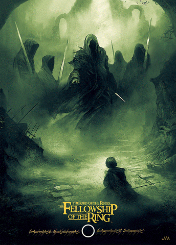The Lord of The Rings 3D Poster (size: 70*50) + Frame